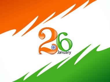 soyut Cumhuriyet günü kutlama arka plan