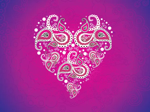 Абстрактні художні рожеві серцеві шпалери — стоковий вектор