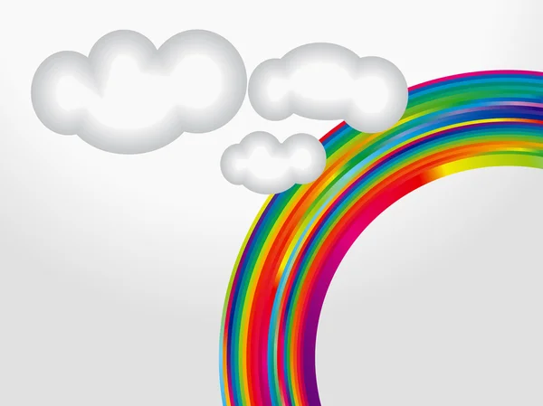 Abstrakt färgglada rainbow — Stock vektor