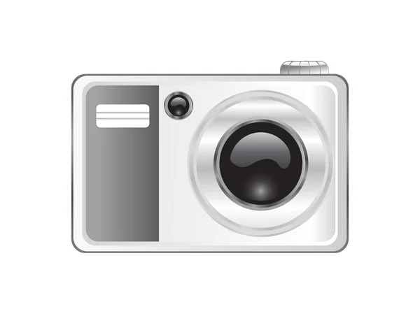 Icono de cámara digital abstracta — Vector de stock