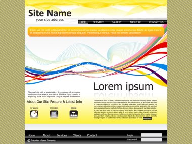 tasarlamak web sitesi şablonu