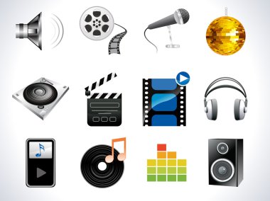 dayalı soyut müzik simgesi