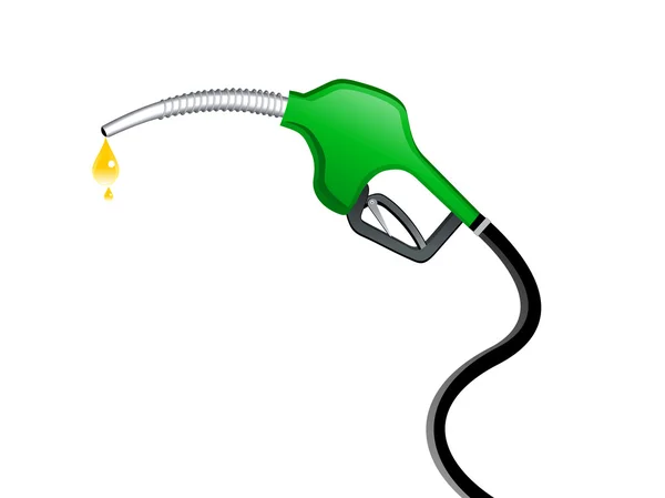 Abstracte benzine pomp pictogram — Stockvector