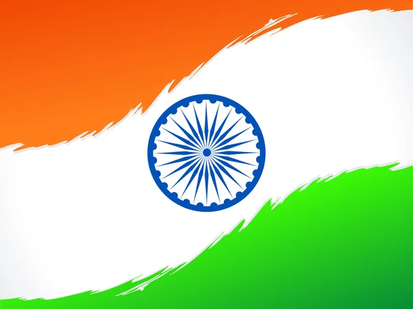 Soyut Hindistan bayrağı — Stok Vektör
