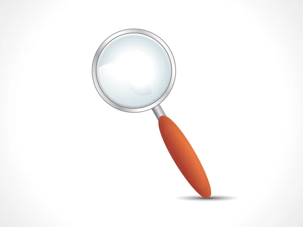 Abstract magnifier icon — Stock Vector