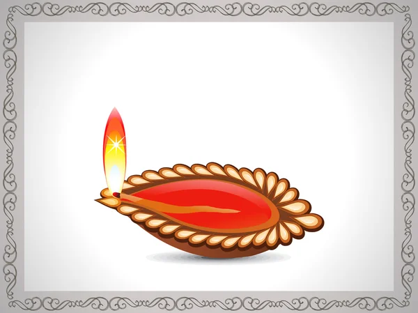 Abstracte diwali diepe behang — Stockvector