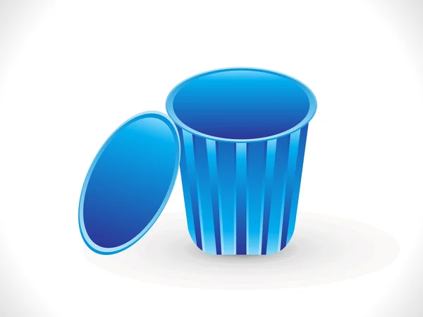 Abstraktní blue trash ikony — Stockový vektor