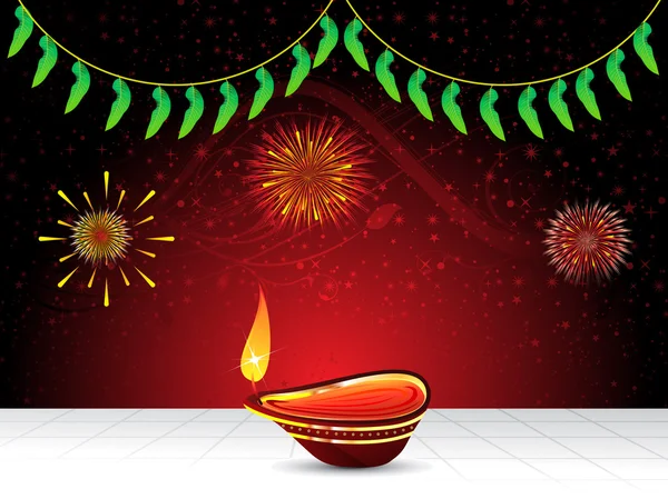 Abstrakte künstlerische Diwali-Hintergründe — Stockvektor