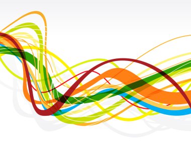 soyut renkli dalga arkaplanı