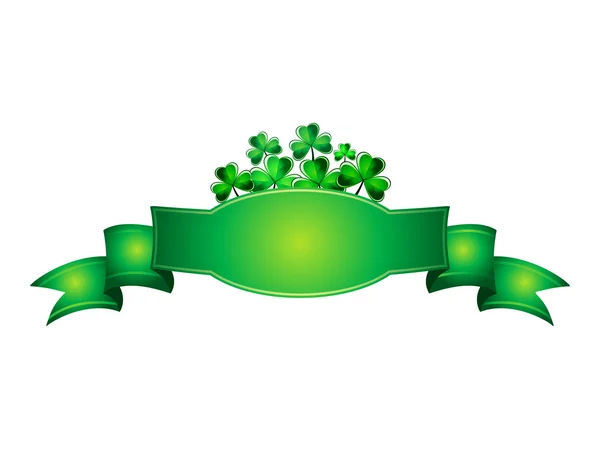 Abstract st patrick banner — Stock Vector