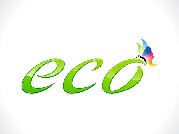 Resumo brilhante eco texto — Vetor de Stock