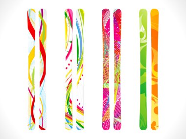 soyut renkli gökyüzü şablonu