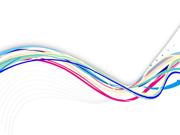 Абстрактний барвистий хвильовий фон — стоковий вектор