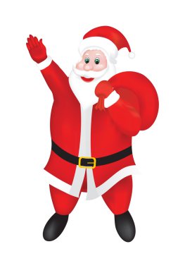Detaylı santa arka plan