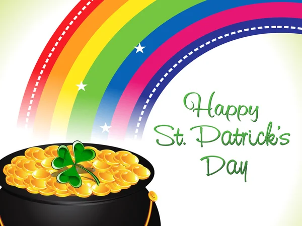 Resumo st patrick fundo — Vetor de Stock