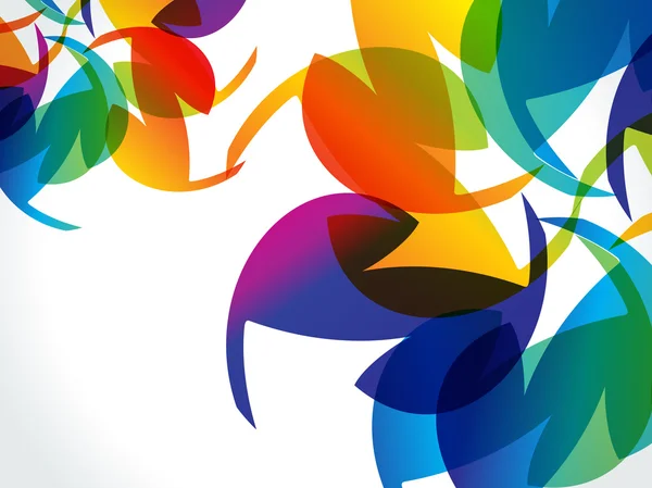 Fondo de arco iris colorido abstracto — Vector de stock