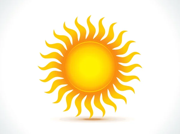 Abstract sun icon — Stock Vector