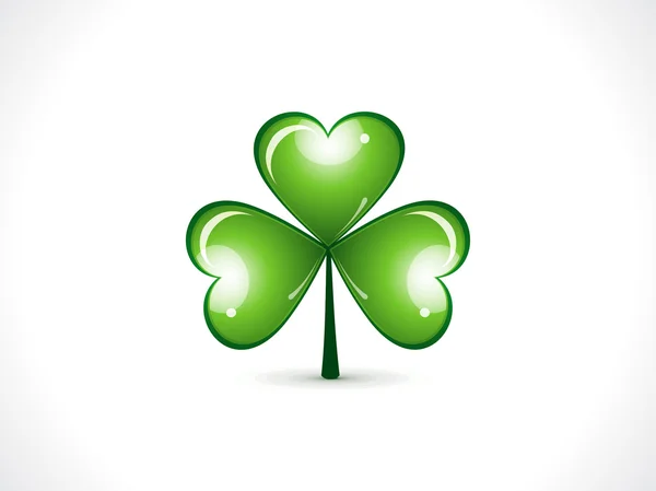 Abstract st patrick clover — Stock Vector