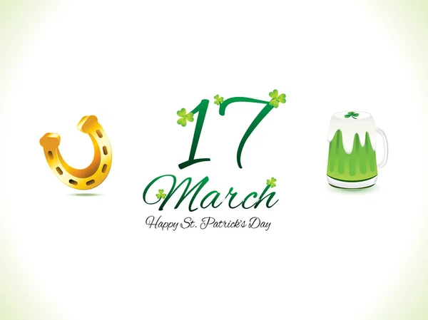 Abstract st patrick day background — Stock Vector