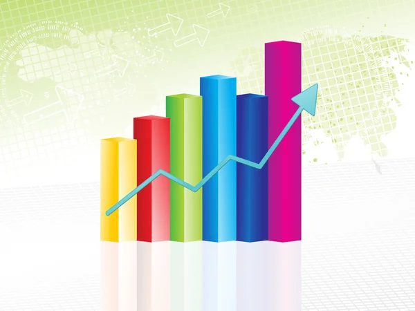 Özet ilerleme grafik — Stok Vektör