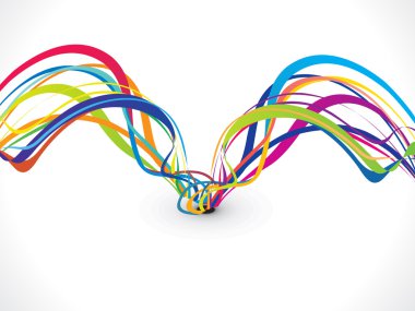 soyut renkli dalga arkaplanı