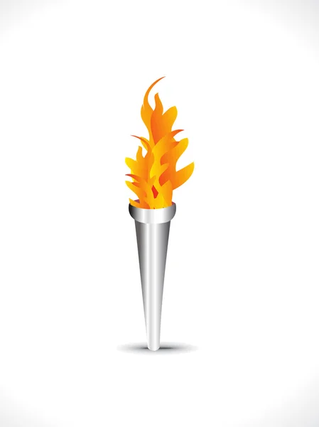 Анотація палаючий факел — стоковий вектор