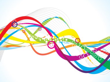 soyut renkli dalga arkaplanı