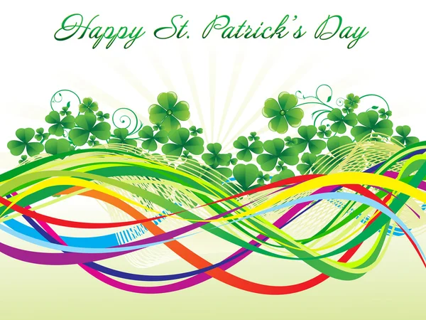 Abstract st patrick background — Stock Vector