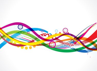 soyut renkli dalga arkaplanı