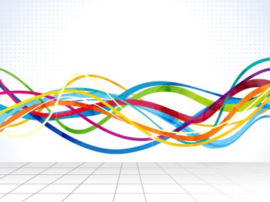 soyut renkli dalga arkaplanı