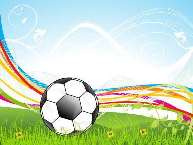 soyut renkli futbol arka plan