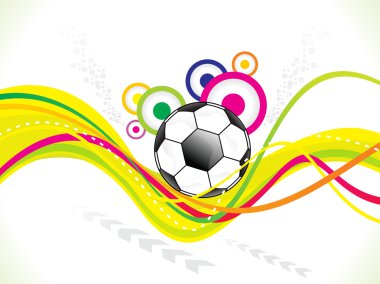 soyut renkli futbol arka plan
