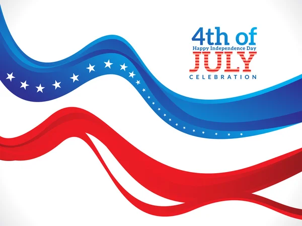 Abstract fourth of july background — Stock Vector