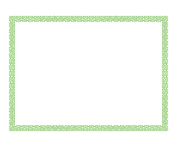 艺术创意绿色花卉边框图解 — 图库矢量图片