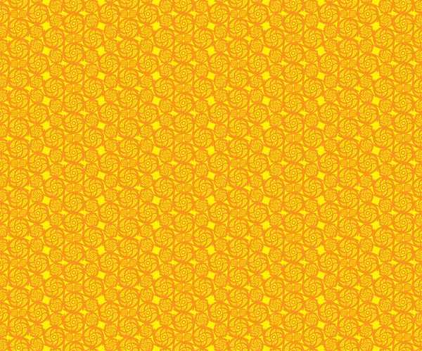 Ilustración Artística Creativa Naranja Patrón Sin Costura Vector — Vector de stock