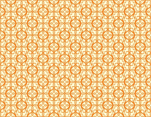 Abstract Artistic Creative Orange Seamless Pattern Vector Illustration — Stock Vector