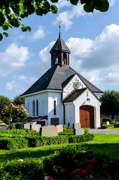 Chapelle Cimetière Holm Centre Village Pêcheurs Historique Holm Dans Schleswig — Photo