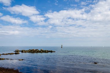 Baltık sahili manzarası