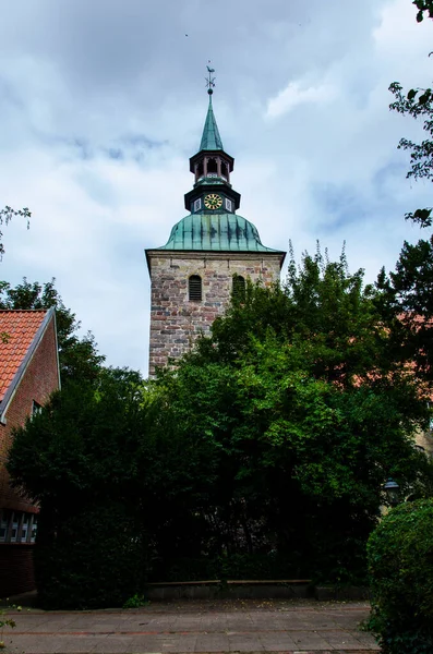 Igreja Protestante Christopherus Kirche Luth Cidade Friedrichstadt — Fotografia de Stock