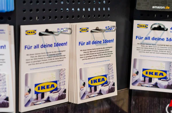 Soest September 2021 Ikea Geschenkkarte Zum Verkauf Laden — Stockfoto