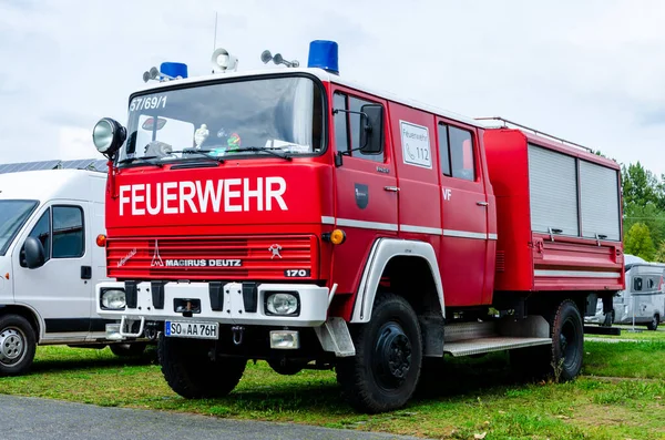 Soest Germany 2021年9月12日 マギルス ドイツ170番消防車 Feuerwehr — ストック写真
