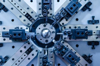 Yay Kaplama Makinesinin Yakın Çekimi