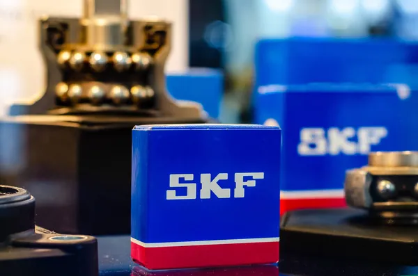 Киев Украина Ноября 2021 Подшипники Skf Выставке — стоковое фото