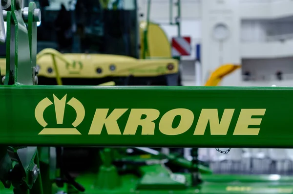 Kiew Ukraine Februar 2022 Krone Logo Auf Landmaschinen — Stockfoto