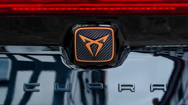 Soest Německo Dubna 2022 Logo Cupra Autě — Stock fotografie