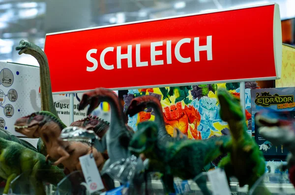Soest Germany April 2022 Schleich Toys Sale Supermarket — стоковое фото