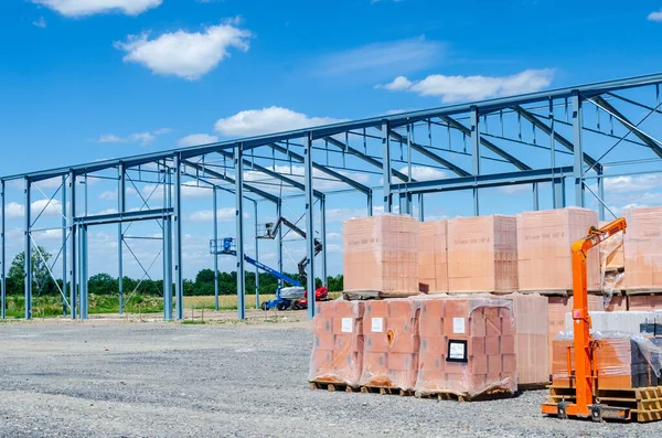 Soest Alemanha Julho 2022 Construção Hangar — Fotografia de Stock