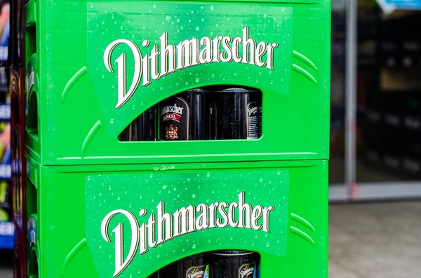 Schleswig Germany May 2022 Dithmarscher Beer Beer Crates — Foto de Stock