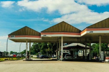 Hamburg, Germany - May 20, 2022: BFT Petrol Stations