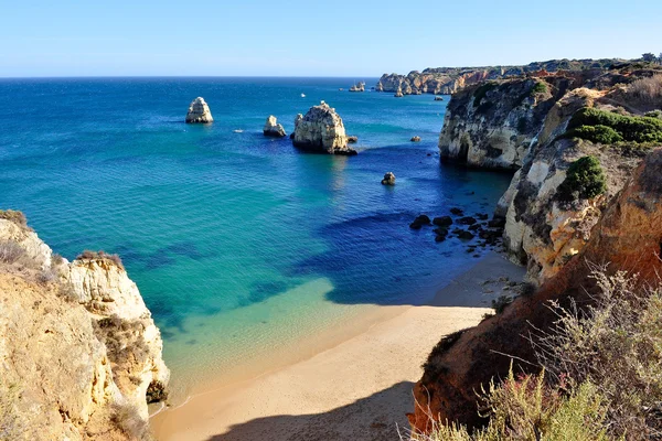 Praia no Algarve — Fotografia de Stock